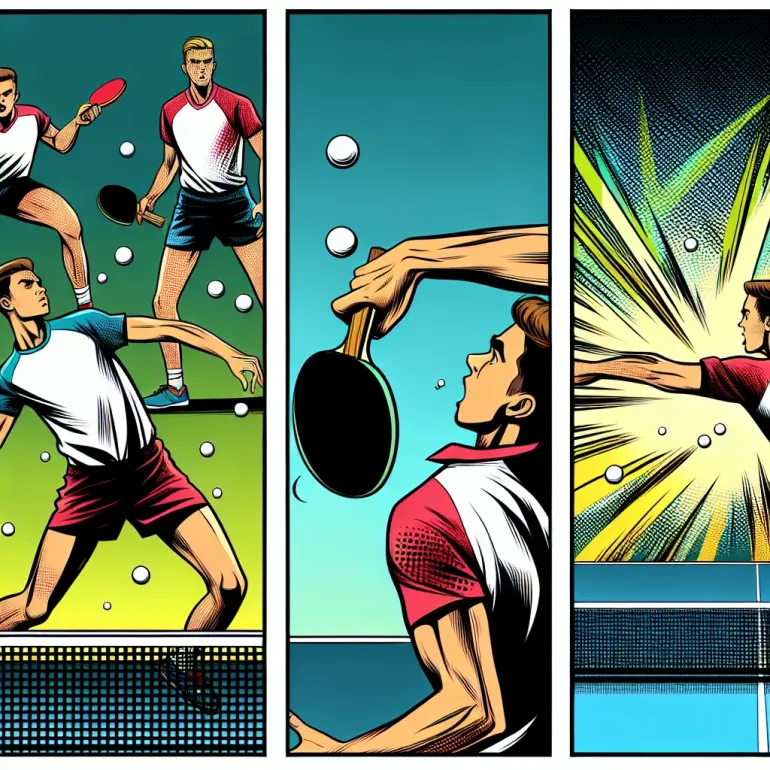 подача мяча в настольном теннисе